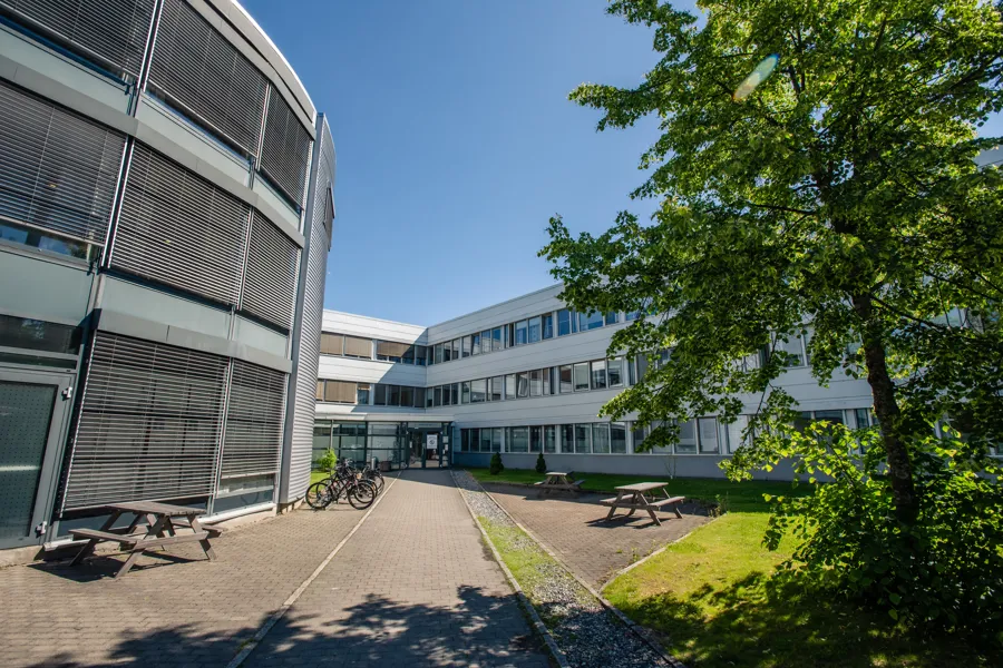 Inngangen på bygningen til DPS Nedre Romerike