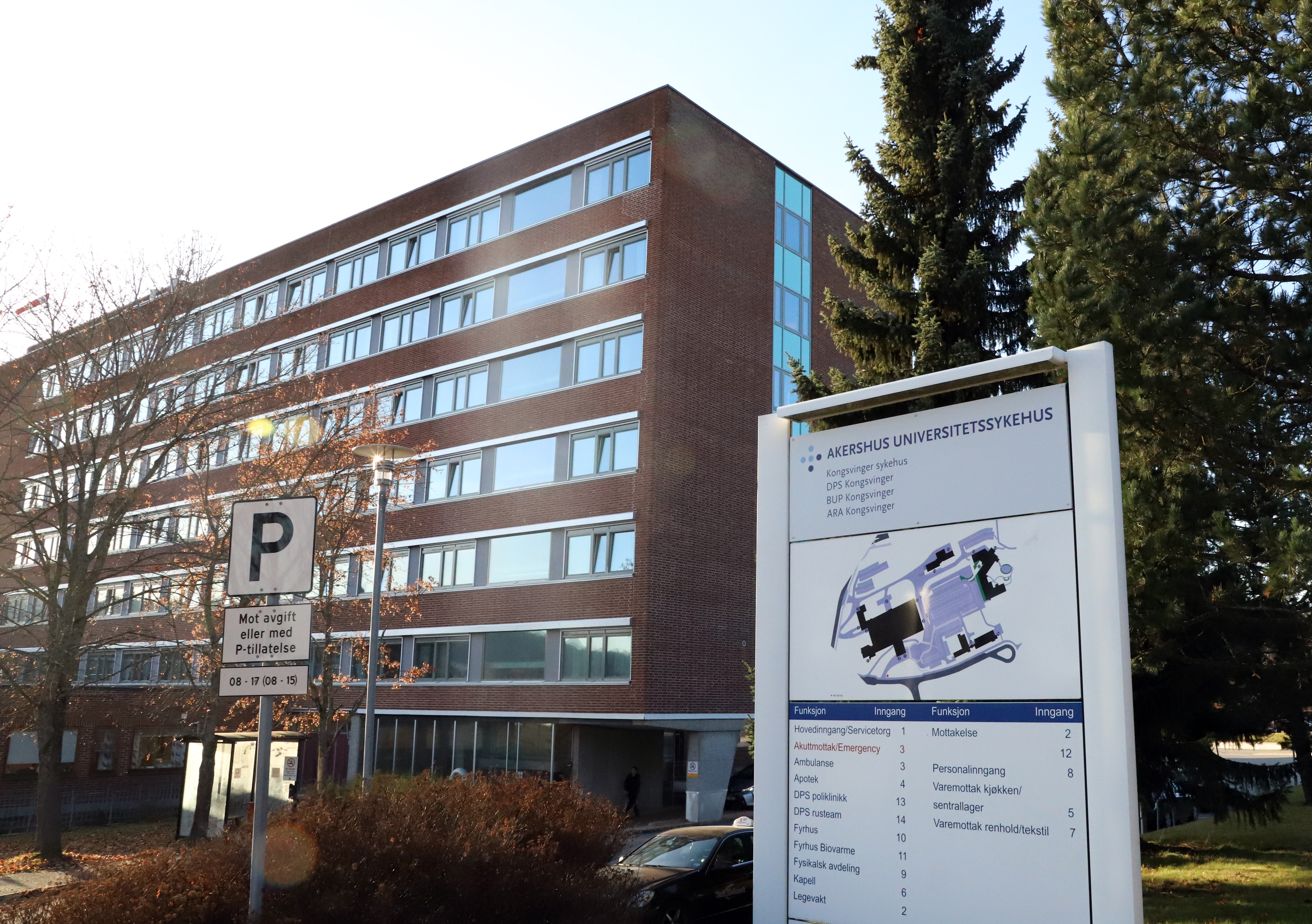 Bilde av bygget til Kongsvinger sykehus