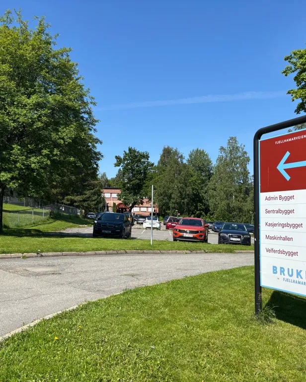 Innkjørsel bygget i Fjellhamarveien