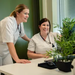 En lege og en pasient