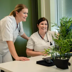 En lege og en pasient