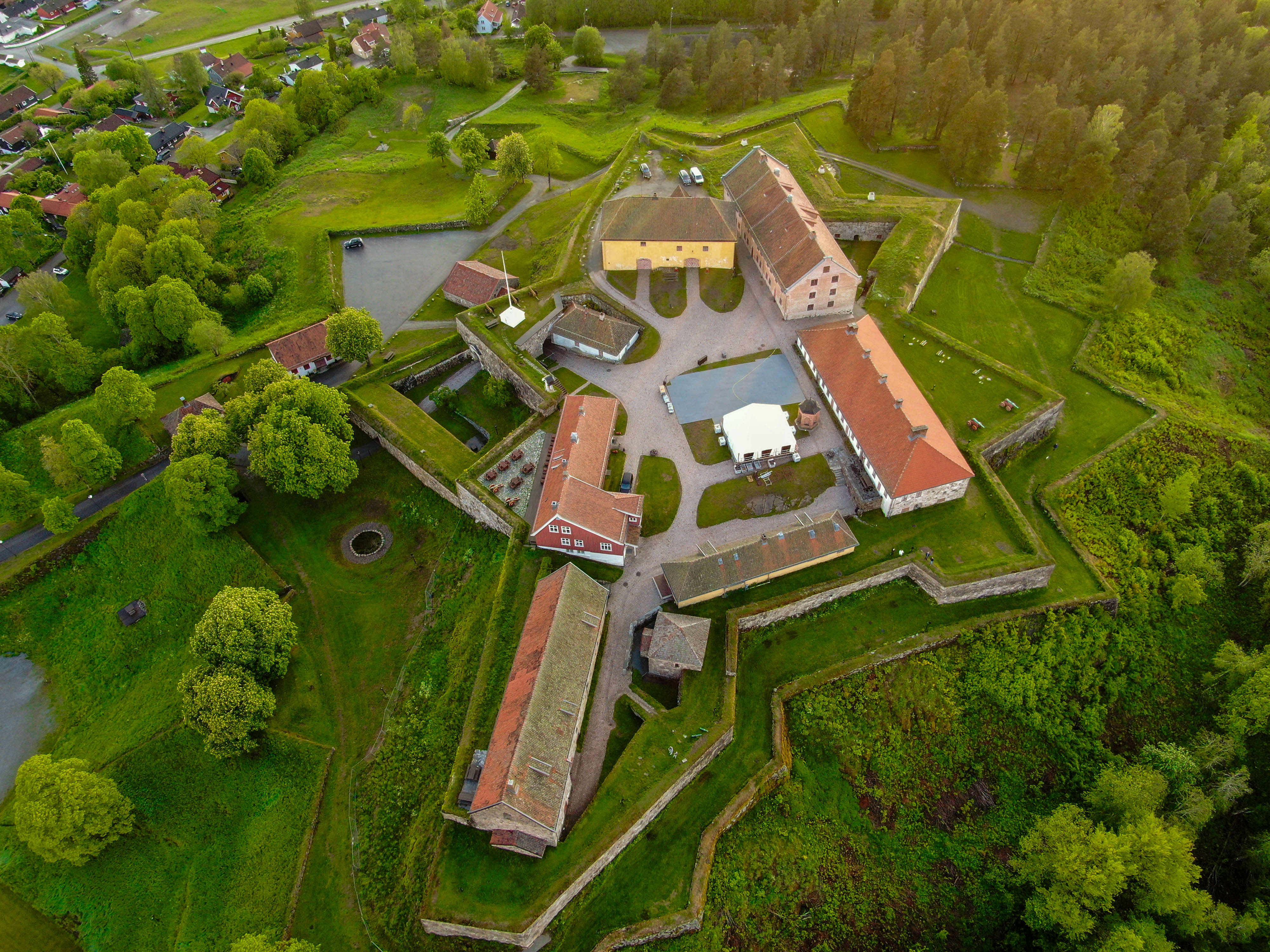 Oversiktsbilde av Kongsvinger festning