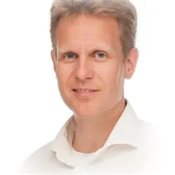 A person wearing a white shirt