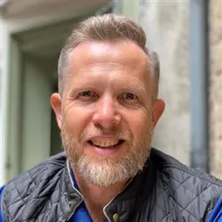 A man with a beard