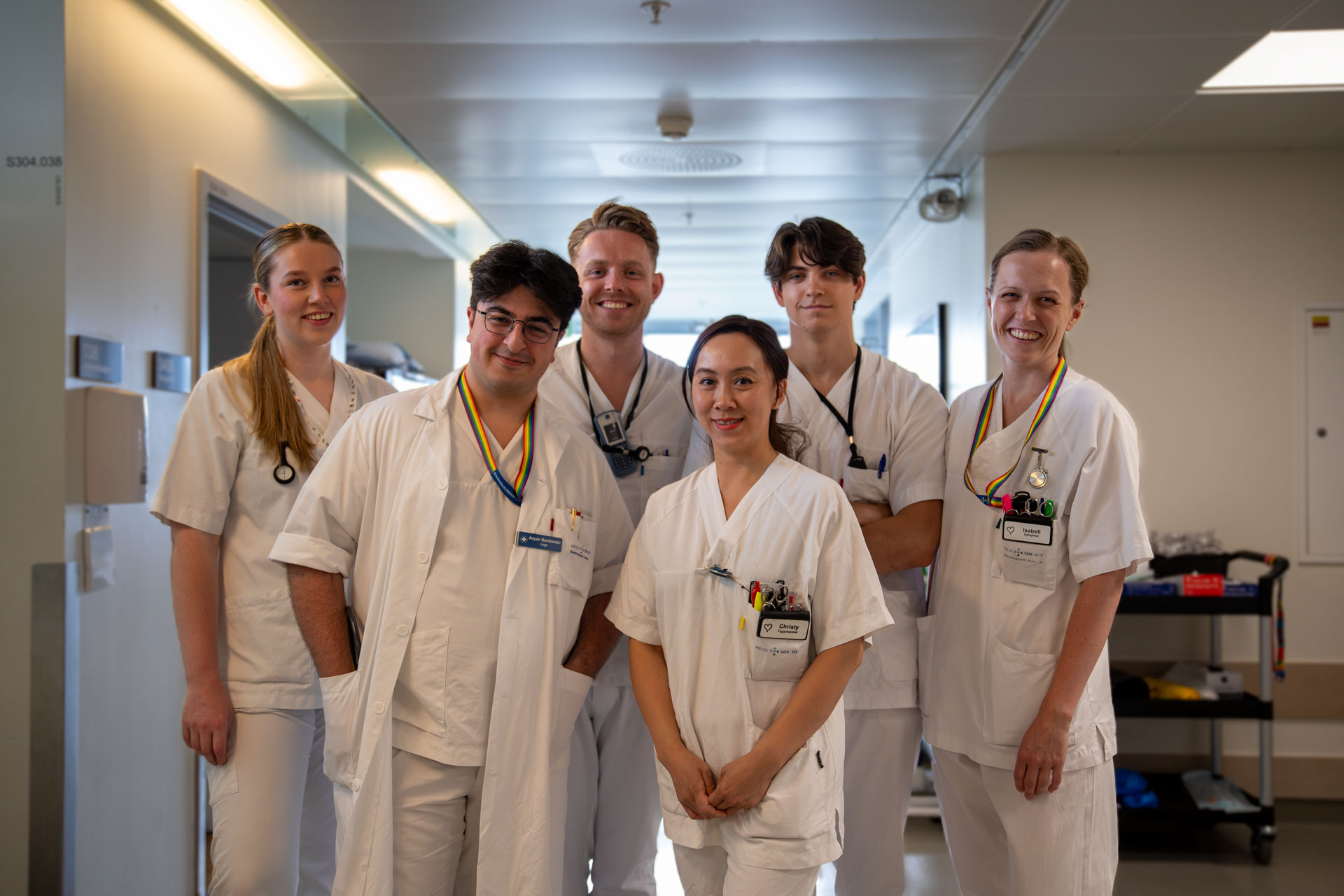 En gruppe helsepersonell