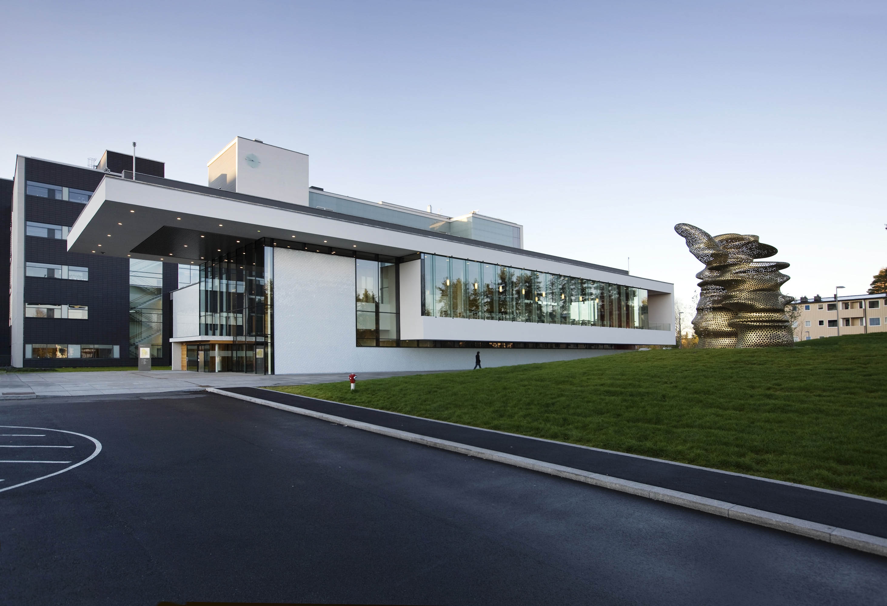 Hovedinngangen på Nordbyhagen