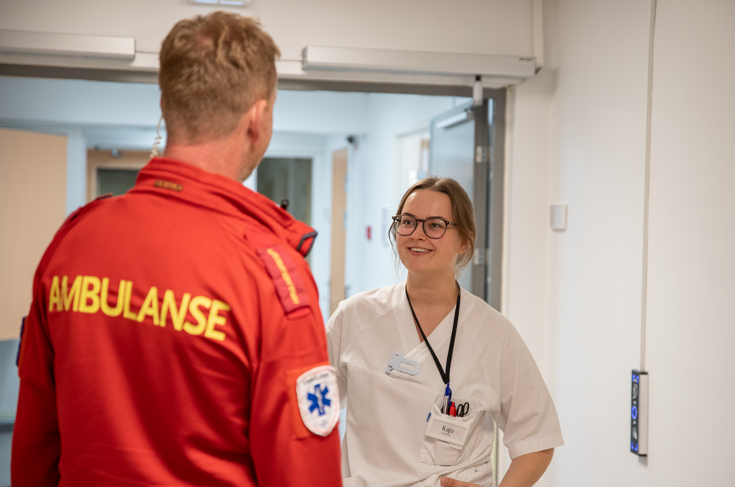 ambulansearbeider og sykepleier