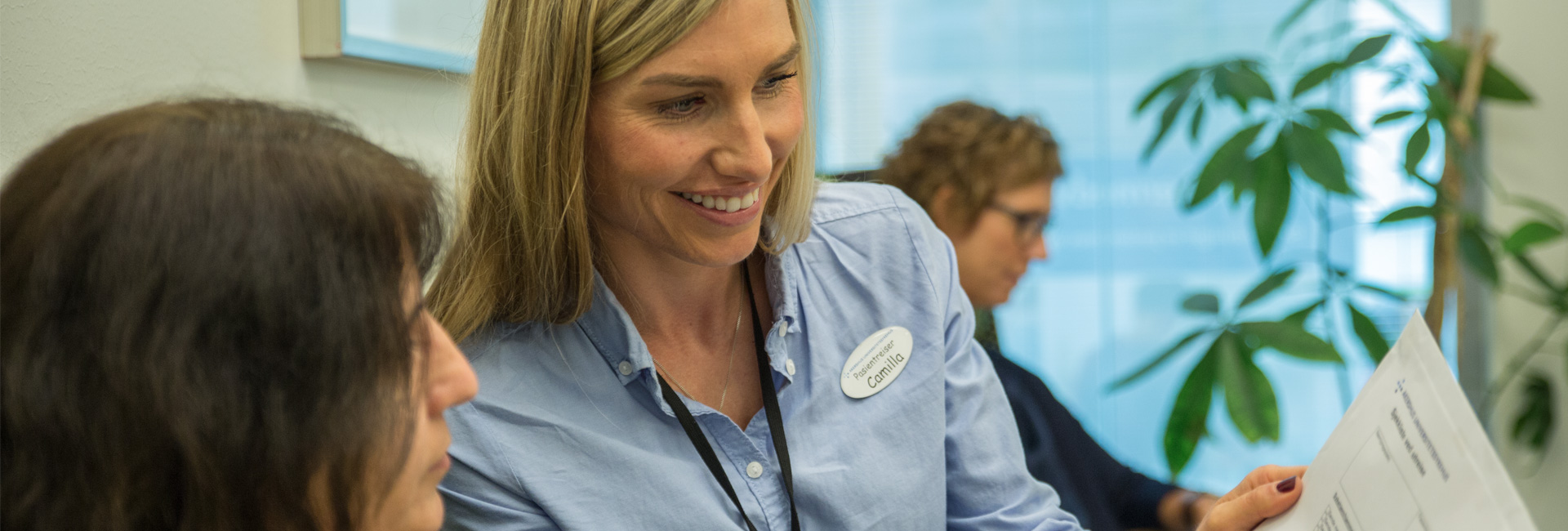 Veiledning av en pasient