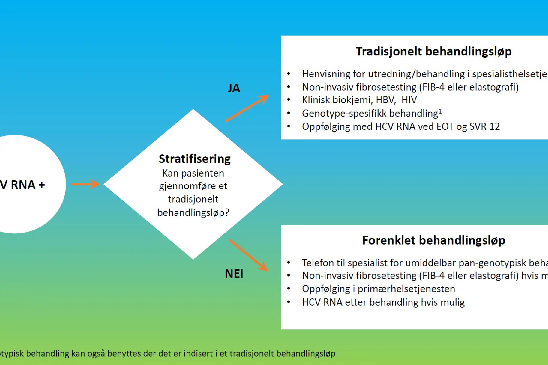 Risikovurdering ved utredning og behandling av hepatitt C