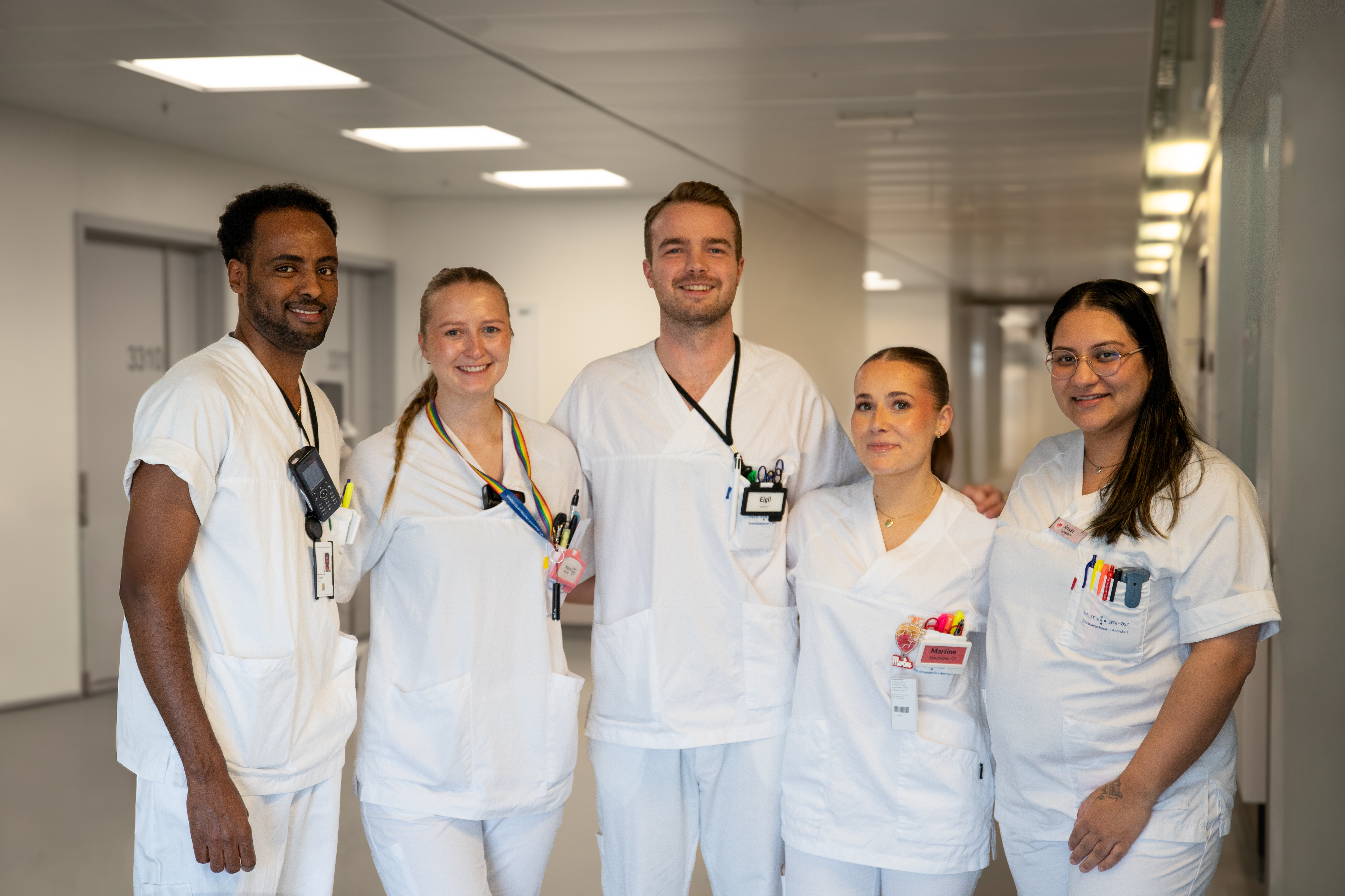 Sykepleiere fra medisinsk divisjon