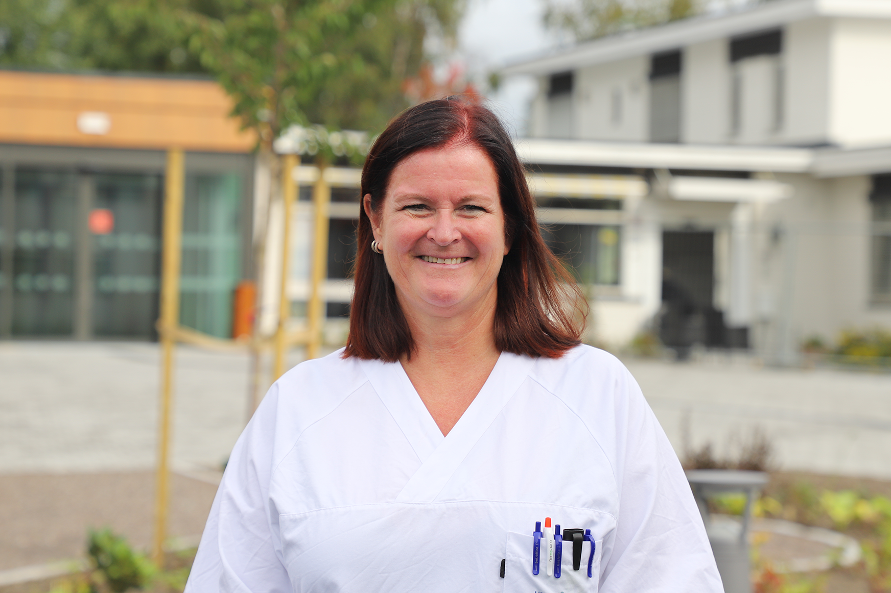 En person i hvit frakk